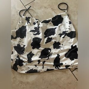 Shein Cow Print Top